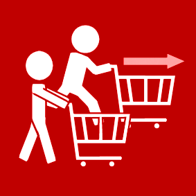 shopping cart: run